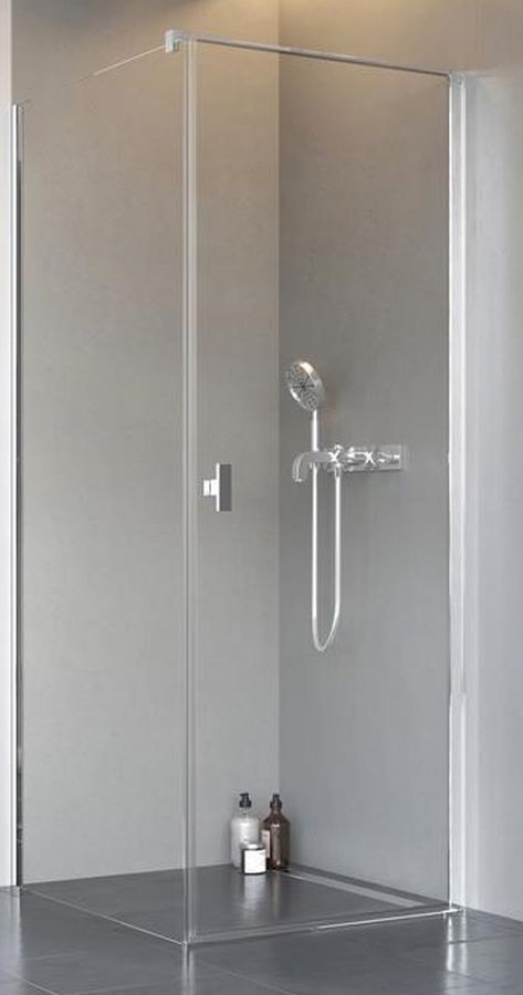 Radaway Nes KDJ I drzwi prysznicowe 90 cm prawe chrom/szkło przezroczyste 10022090-01-01R