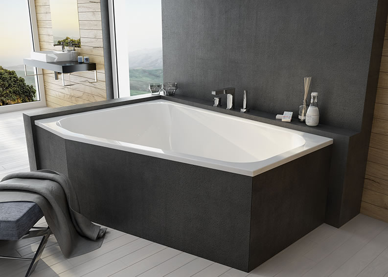 Sanplast Free Line wanna narożna 175x120 cm lewa biała 610-040-1300-01-000