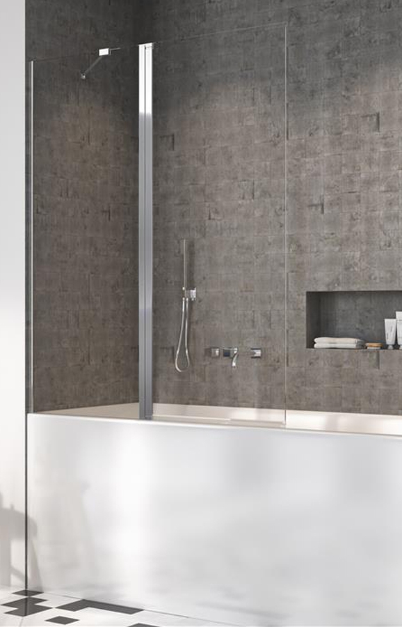 Radaway Nes PND II parawan nawannowy 100 cm lewy szkło przezroczyste 10009100-01-01L