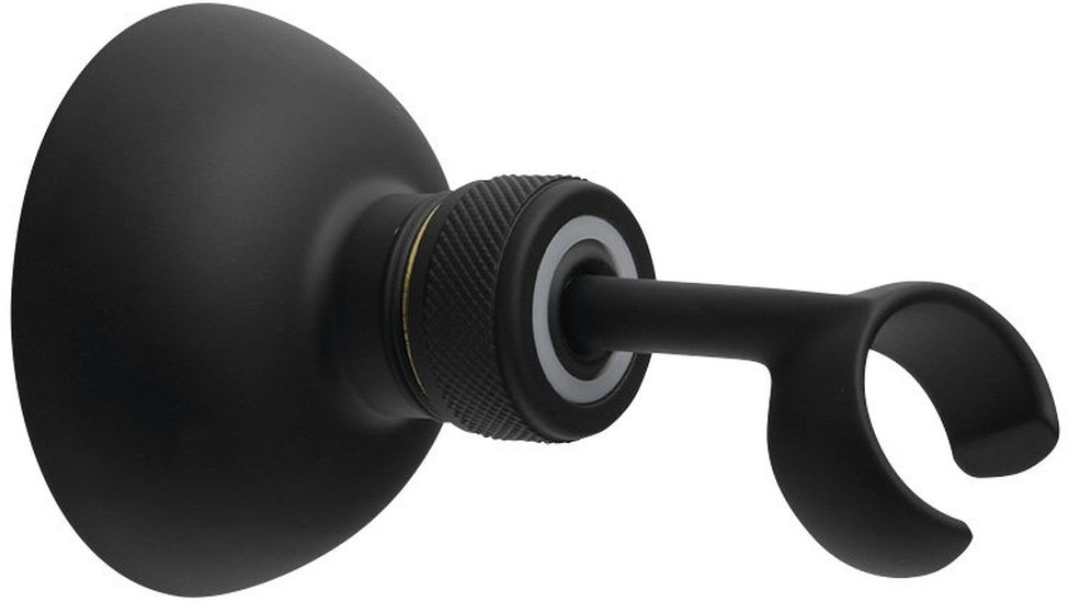 Sapho uchwyt prysznicowy ścienny czarny mat SUP15