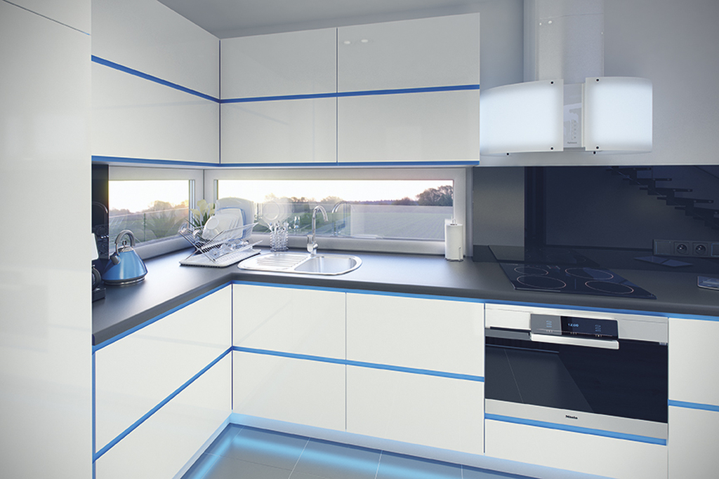 Kuchinox Kasja bateria kuchenna stojąca beżowy granit BKN468D