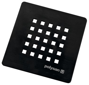 Polysan Treneca pokrywa syfonu czarny mat 85999.21