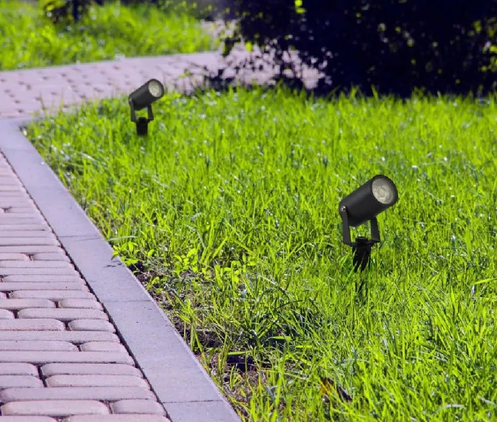 Italux Urbino lampa gruntowa 1x20 W czarna OSPL-7125-GU10