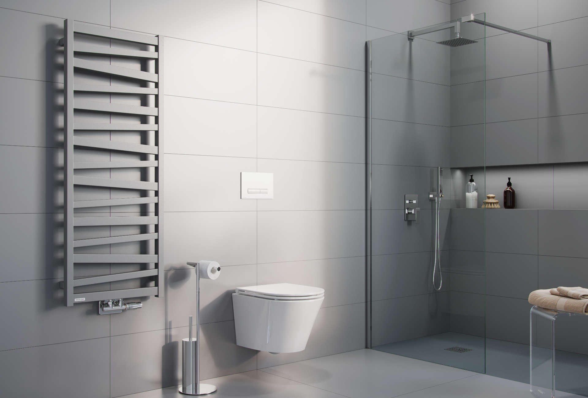 Excellent Vidoq ścianka prysznicowa walk-in 100 cm chrom połysk/szkło przezroczyste KAEX.1506.1000.LP.CR