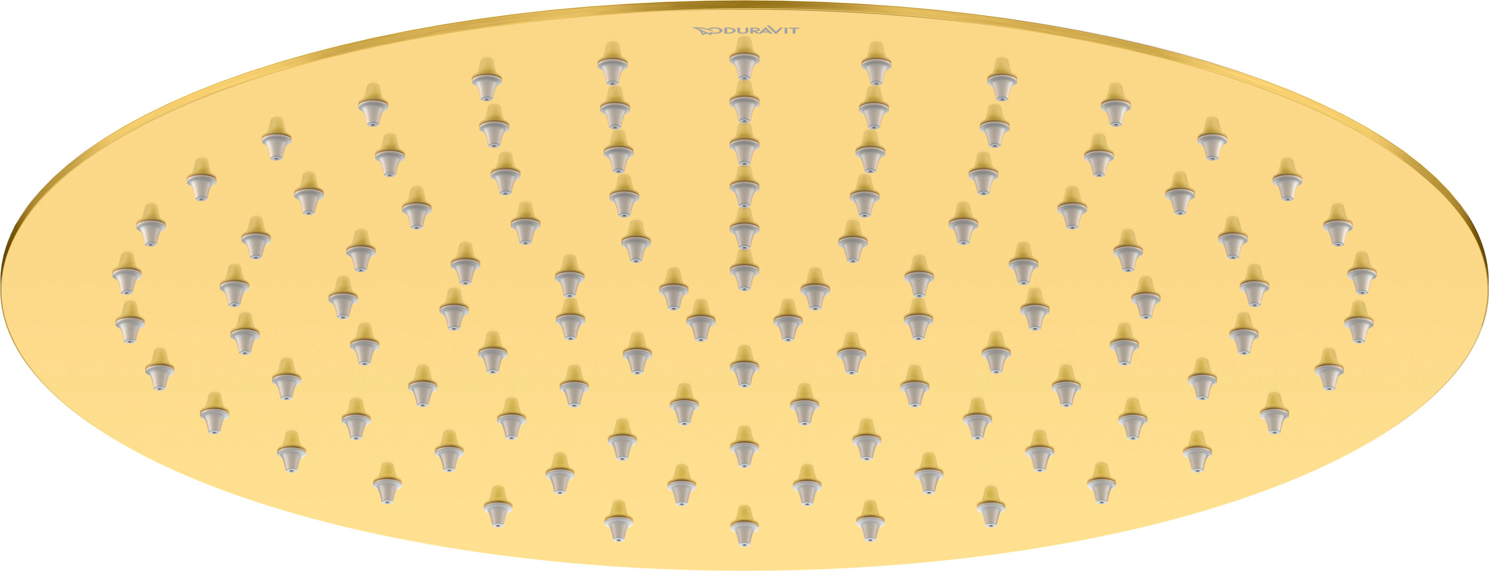 Duravit deszczownica 30 cm okrągła złoto polerowane UV0660020034