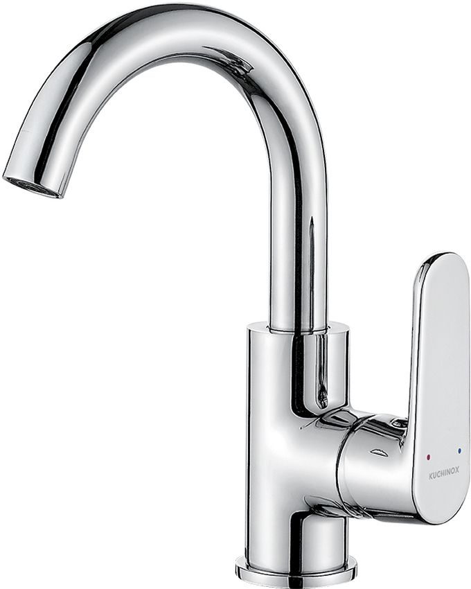 Kuchinox Dima bateria umywalkowa stojąca z wylewką U chrom BQD028D - Wysyłka w 24h