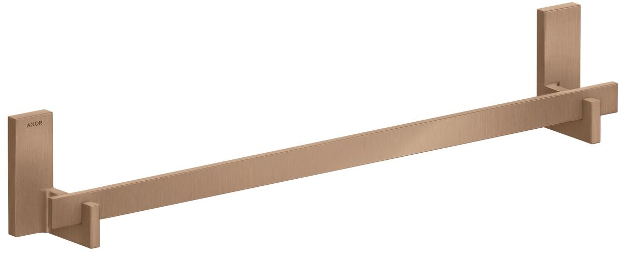 Axor Universal Rectangular drążek na ręcznik czerwone złoto szczotkowane 64 cm 42661310