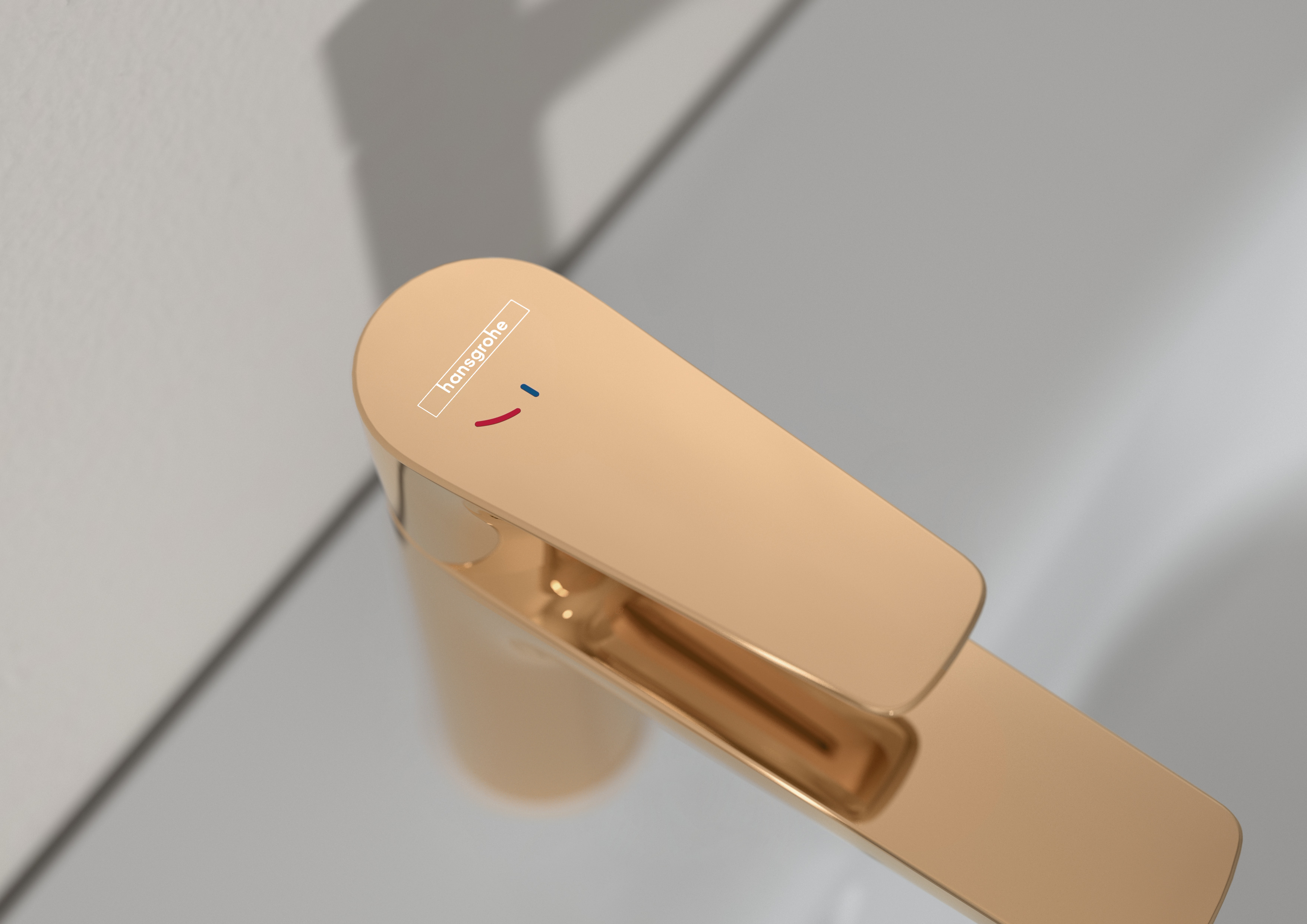 Hansgrohe Talis E bateria umywalkowa stojąca złoty optyczny polerowany 71714990