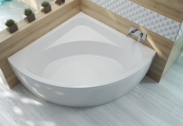 Sanplast Free Line wanna narożna 135x135 cm WS/FREE135x135+STW biała 610-040-0321-01-000