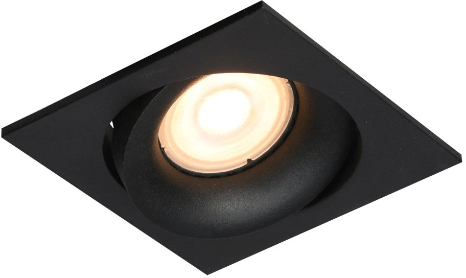 Italux Ponar lampa podsufitowa 1x10 W czarna DL-26451-GU10-BK
