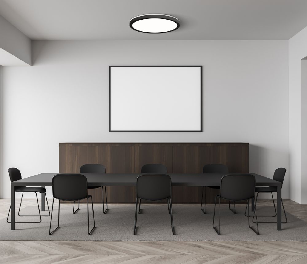 Italux Corte plafon 1x36 W czarny PLF-63452-400R-36W-BL