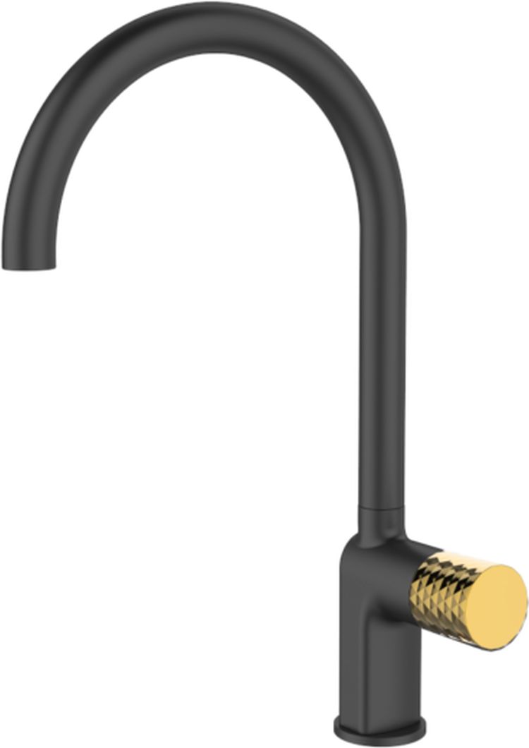 Sea-Horse Ove Black+Gold bateria kuchenna stojąca czarny/złoty BJV305B-R1