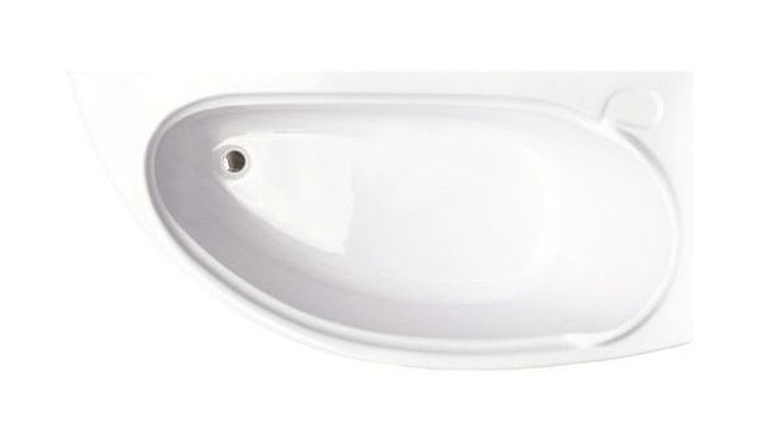 Besco Mini wanna narożna 150x74,5 cm prawa biała #WAM-150-MNP