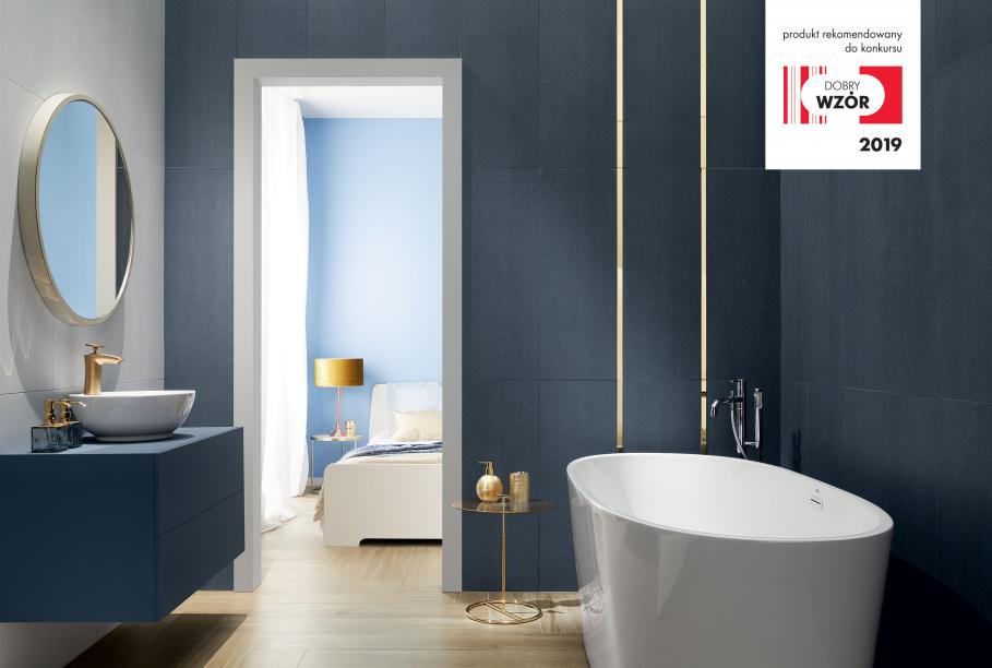 Tubądzin House of Tones white A STR płytka ścienna 89,8x32,8 cm