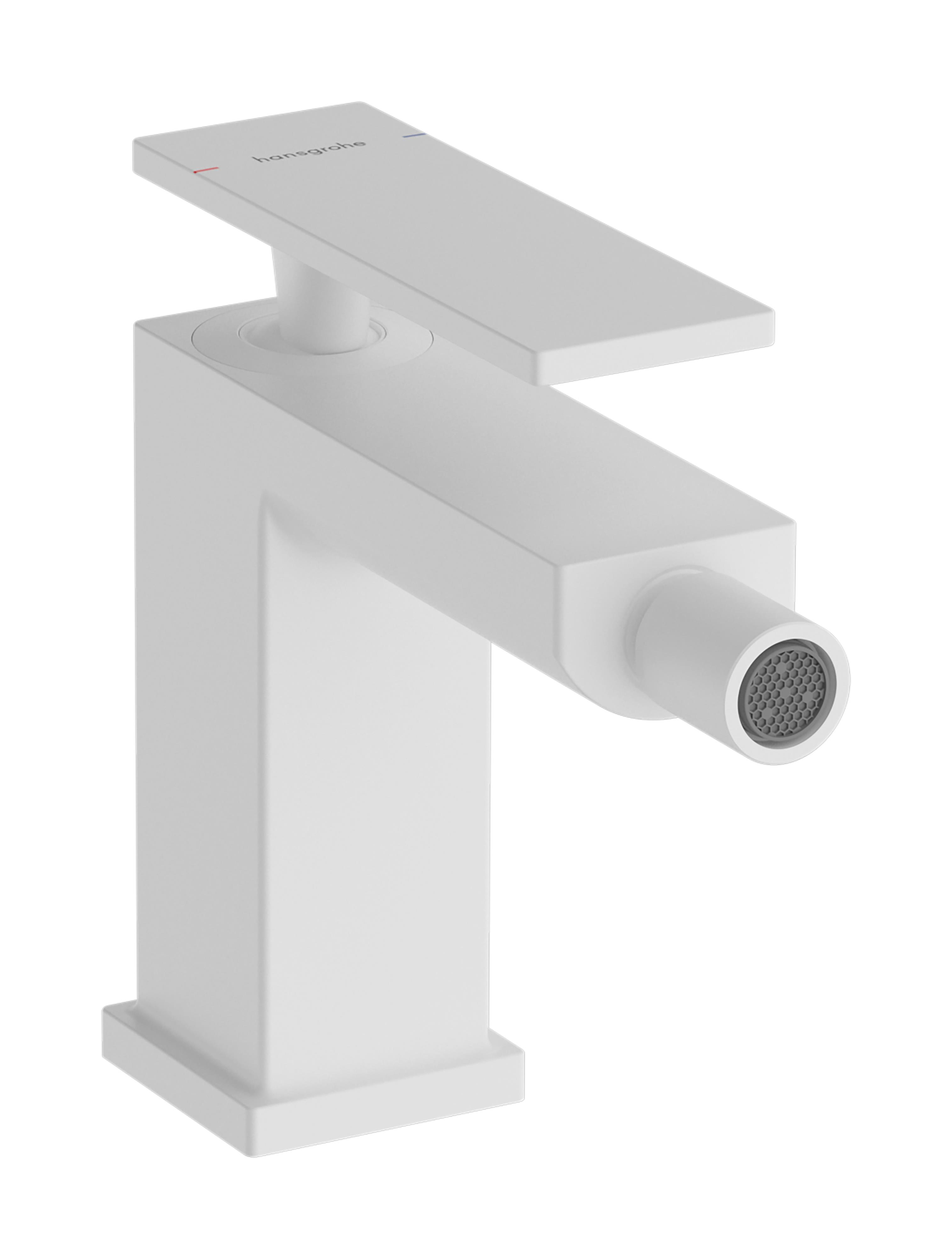 Hansgrohe Tecturis E bateria bidetowa stojąca biały mat 73200700