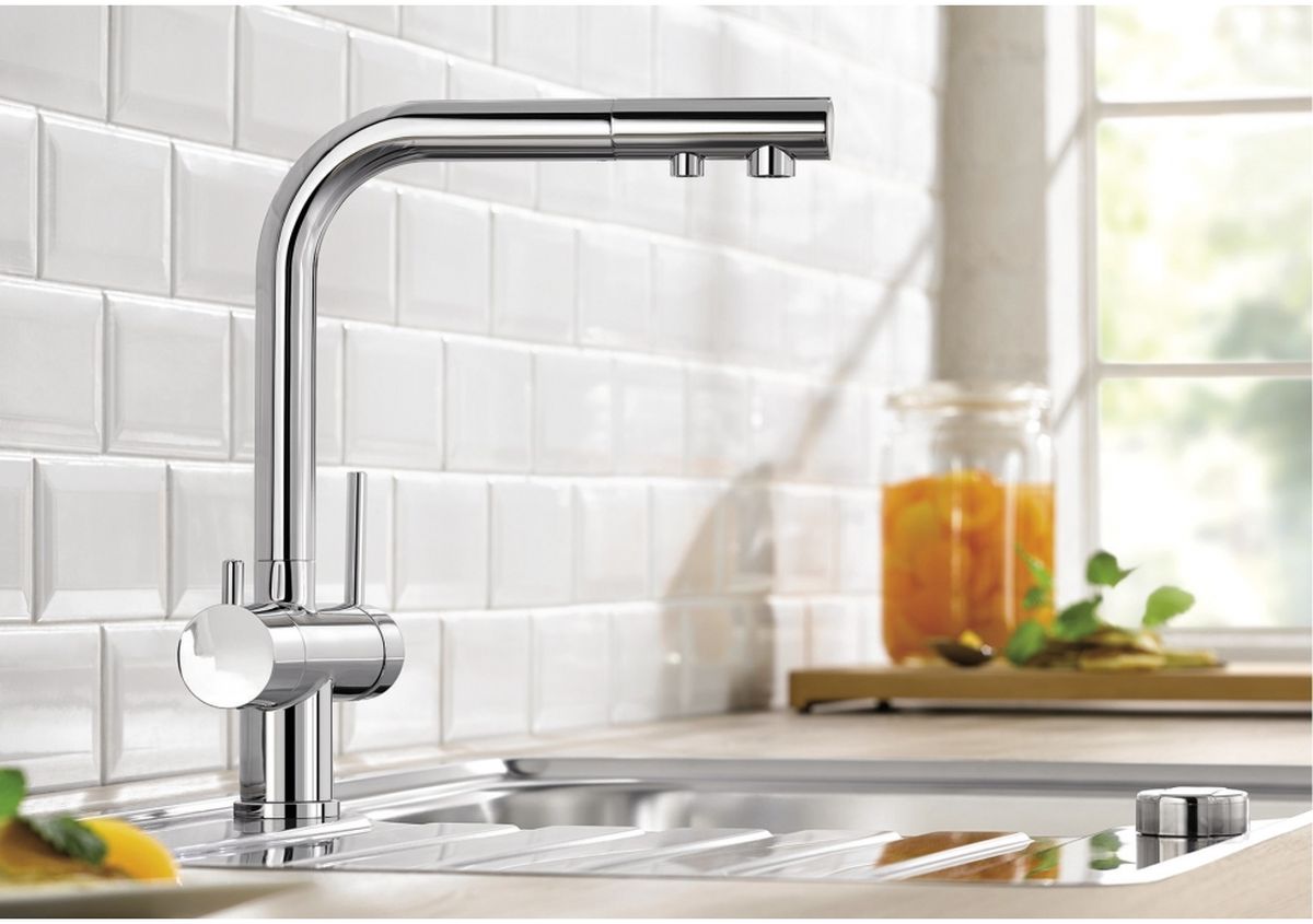 Blanco Fontas II bateria kuchenna stojąca chrom 523128