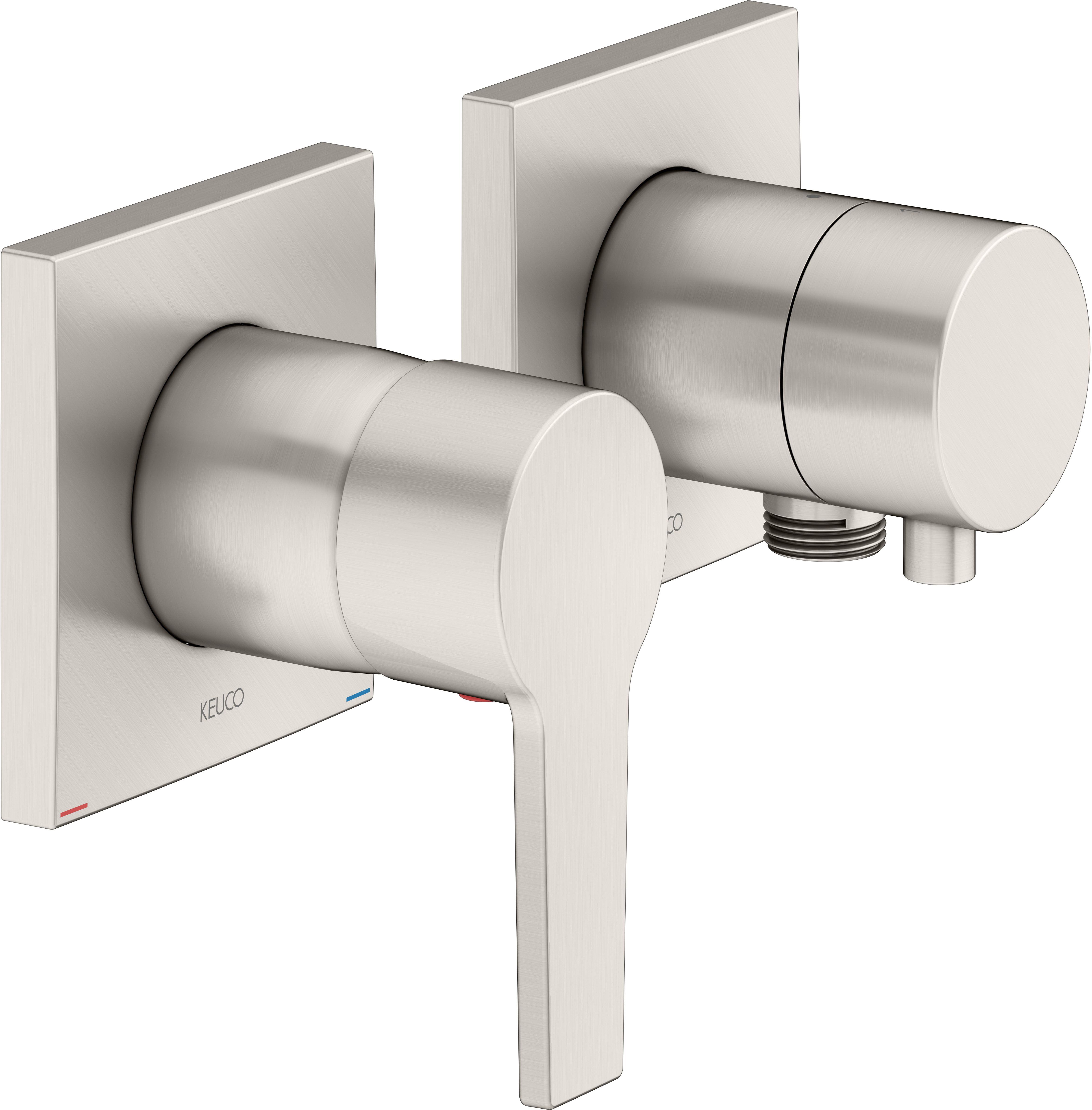Keuco Edition 11 bateria prysznicowa podtynkowa nikiel szczotkowany 51151051122
