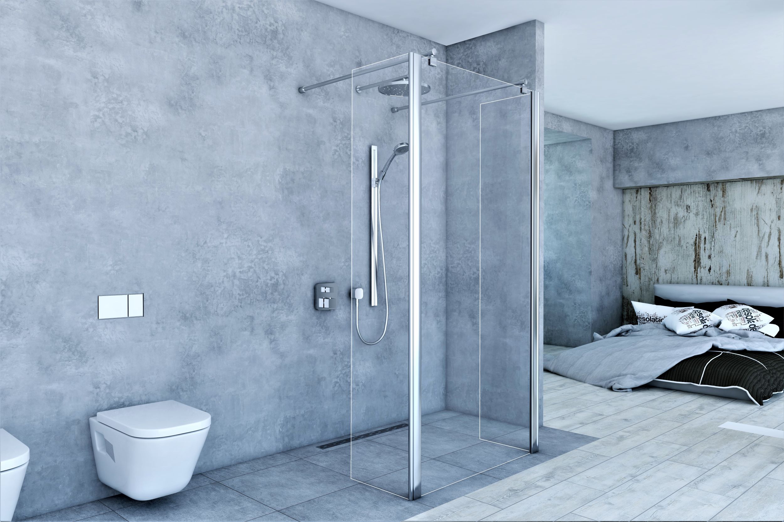 Sea-Horse Easy In kabina prysznicowa 100 cm Walk-In chrom/szkło przezroczyste BKP254T10