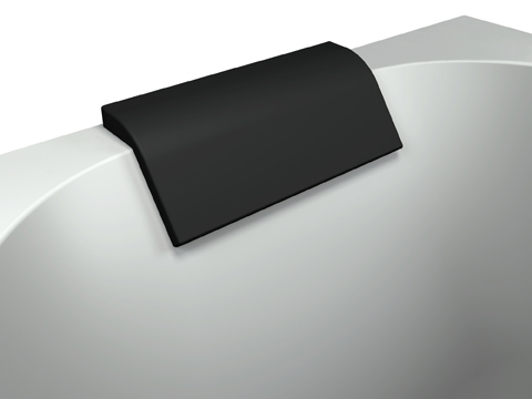 Sanplast zagłówek żelowy czarny 661-A0024-43