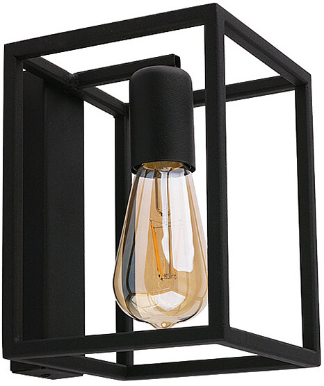 Nowodvorski Lighting Crate kinkiet 1x60W czarny 9046