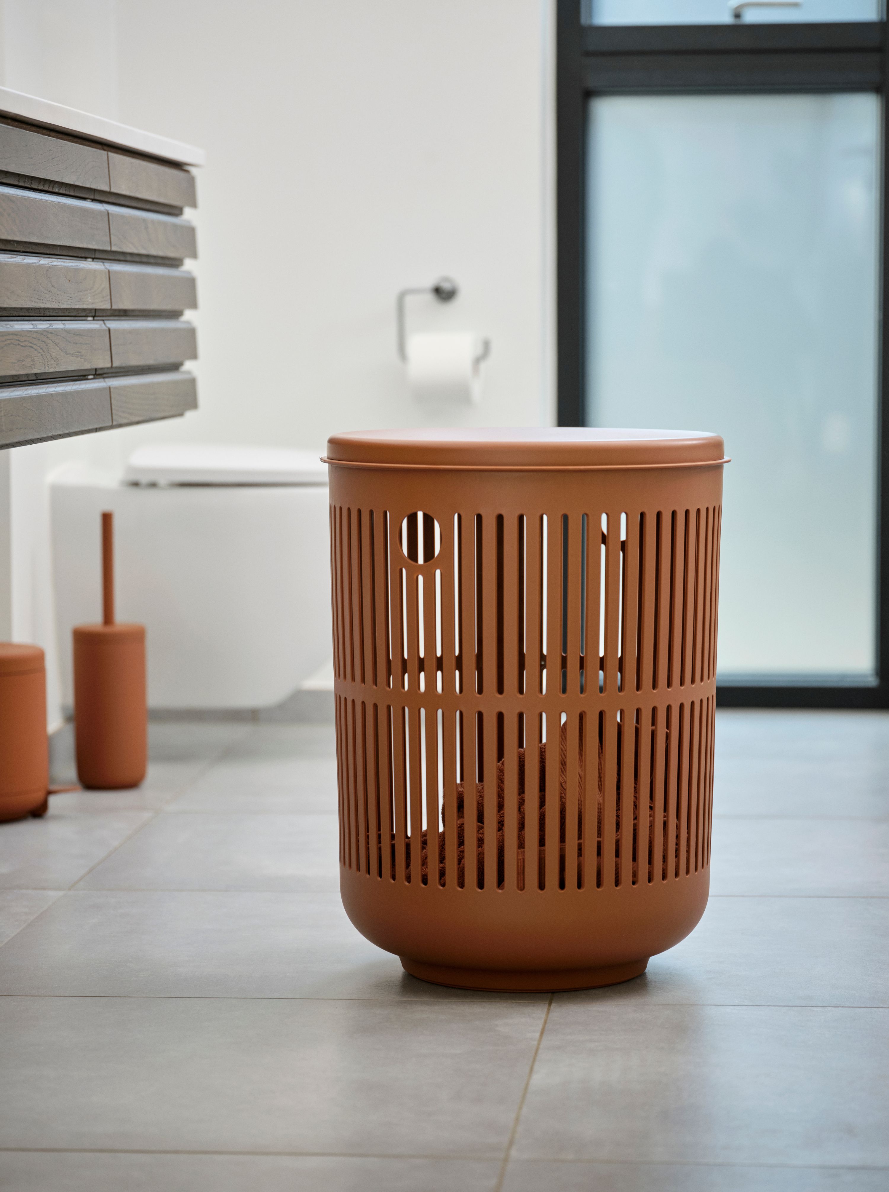 Zone Denmark Ume kosz na bieliznę i pranie 60 l brązowy 31549