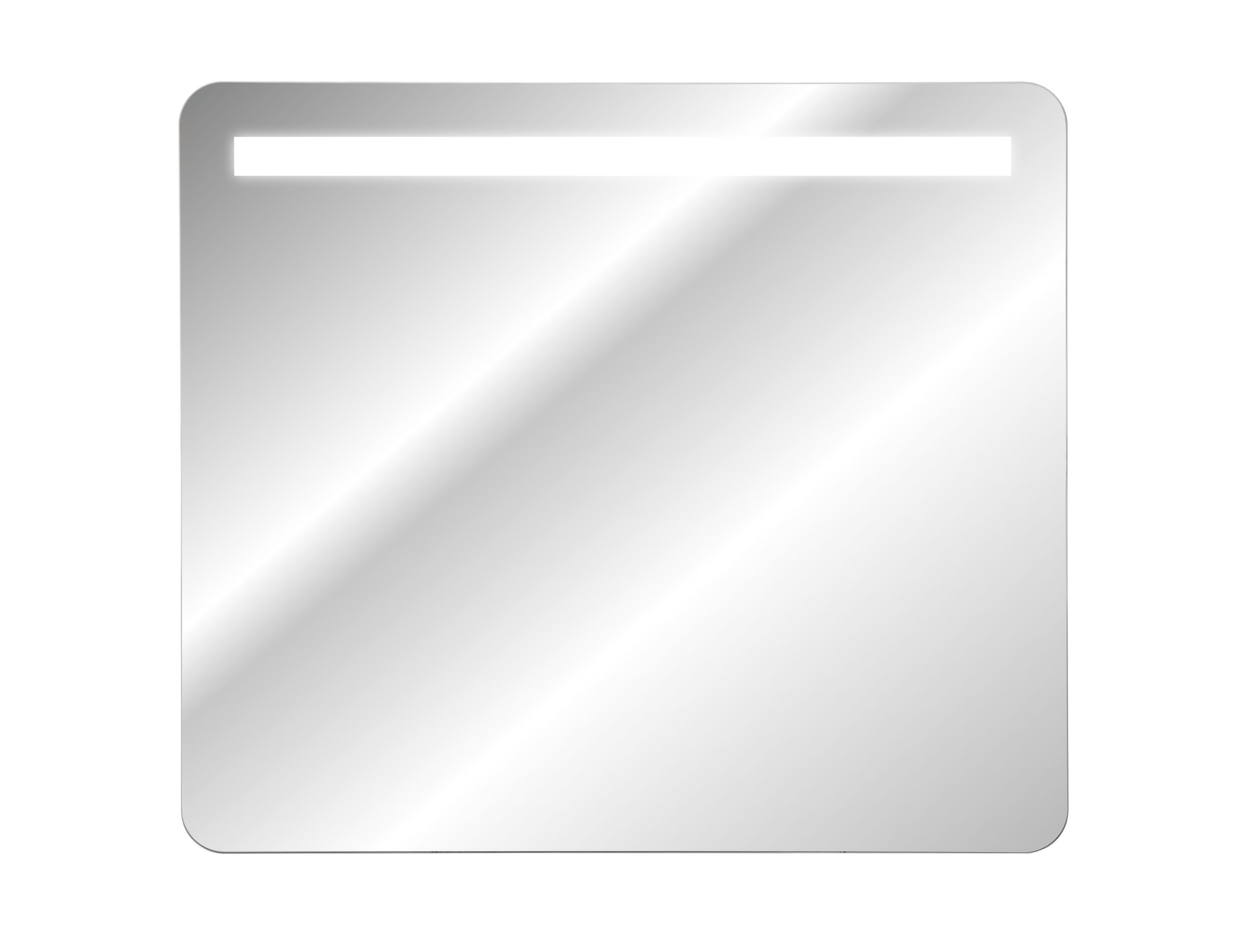 Comad Bianca lustro 80x70 cm prostokątne z oświetleniem LUSTRO BIANCA 80