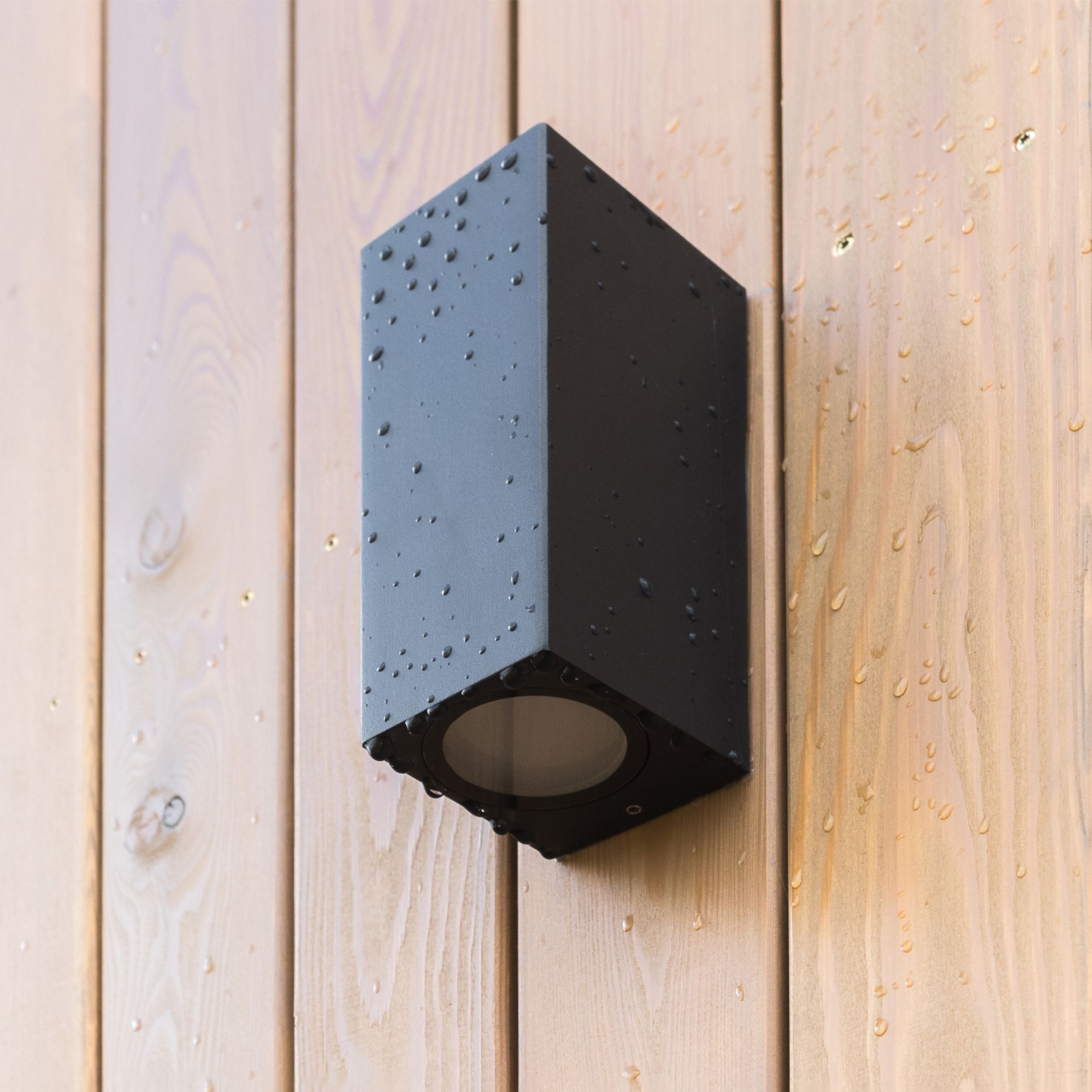 TK Lighting Axis kinkiet zewnętrzny 2x10 W czarny 10970