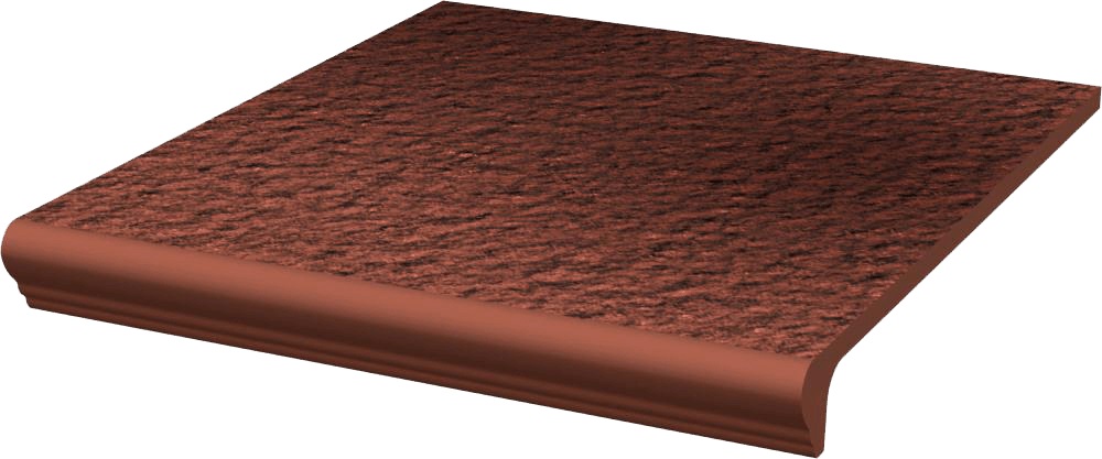 Paradyż Cloud stopnica 30x33 cm STR prosta kapinos rosa czerwony mat