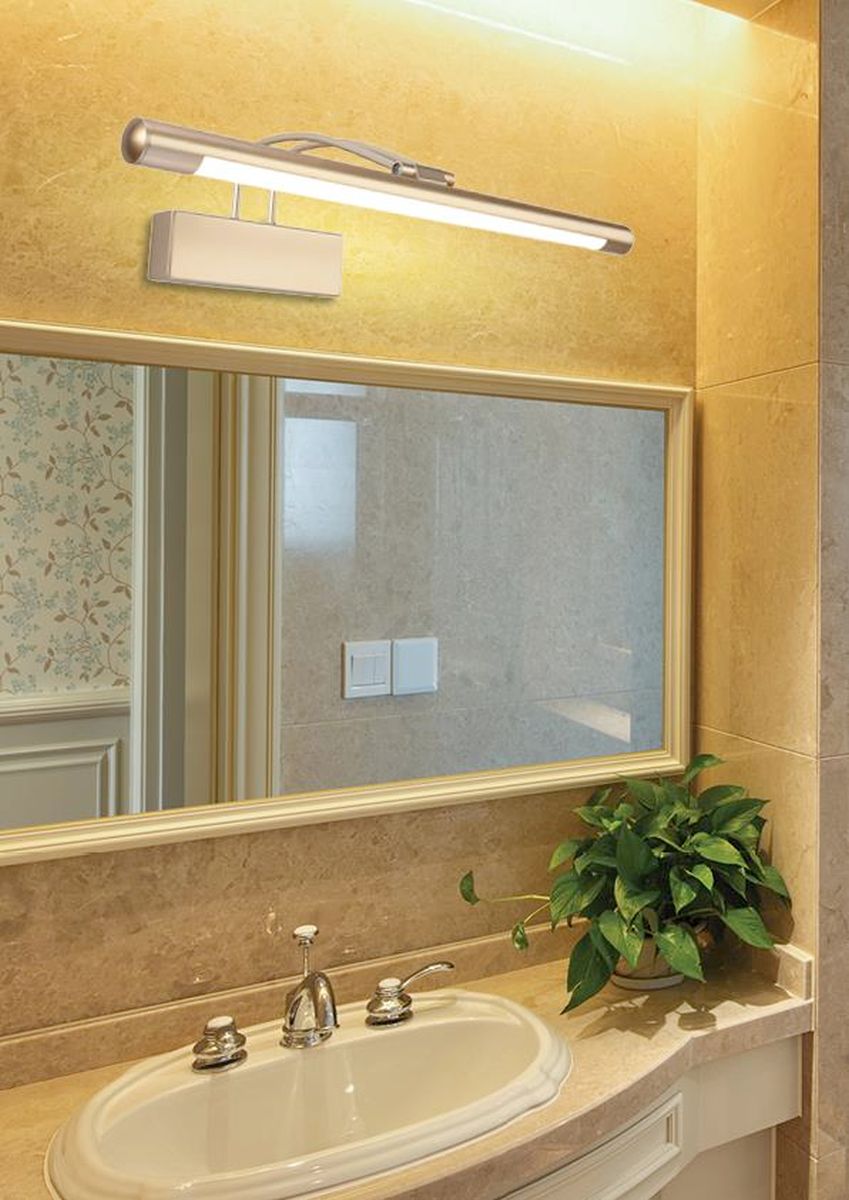 Candellux Renoir kinkiet 1x8W LED złoty/satyna 21-69726 - Wysyłka w 24h