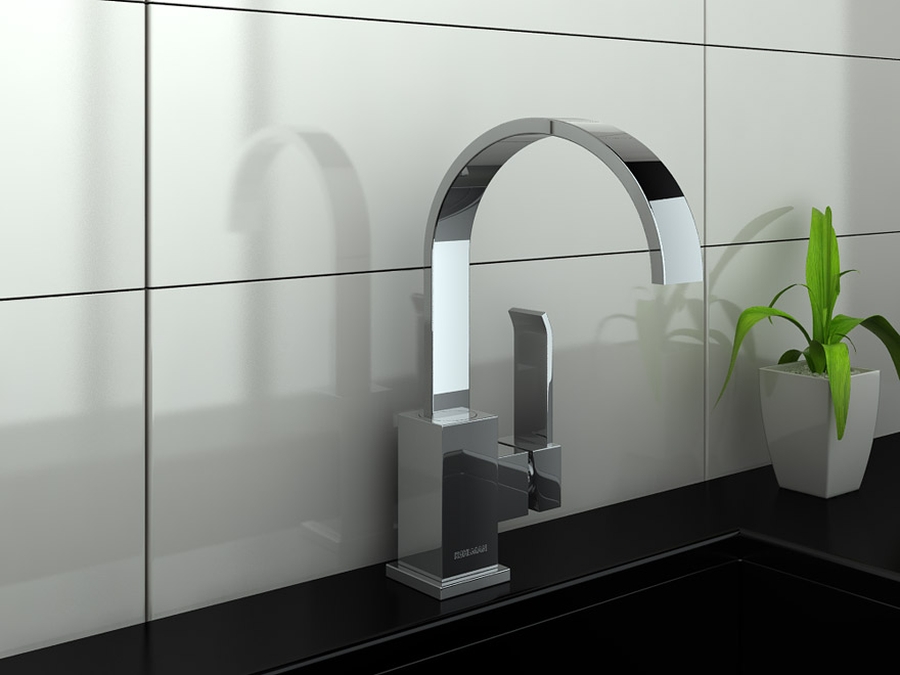 Kohlman Axis bateria umywalkowa stojąca chrom QB150N