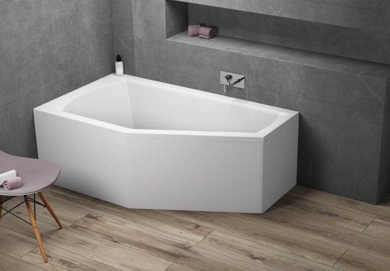 Polimat Selena wanna narożna 150x90 cm lewa biała 00386