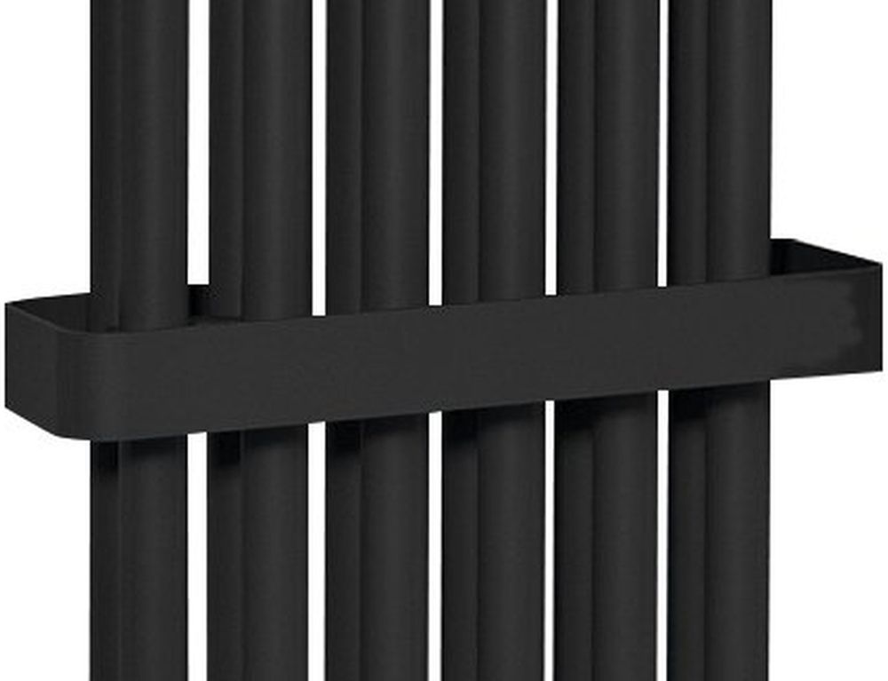 Sapho Fede wieszak grzejnikowy 32 cm czarny mat IRPA61