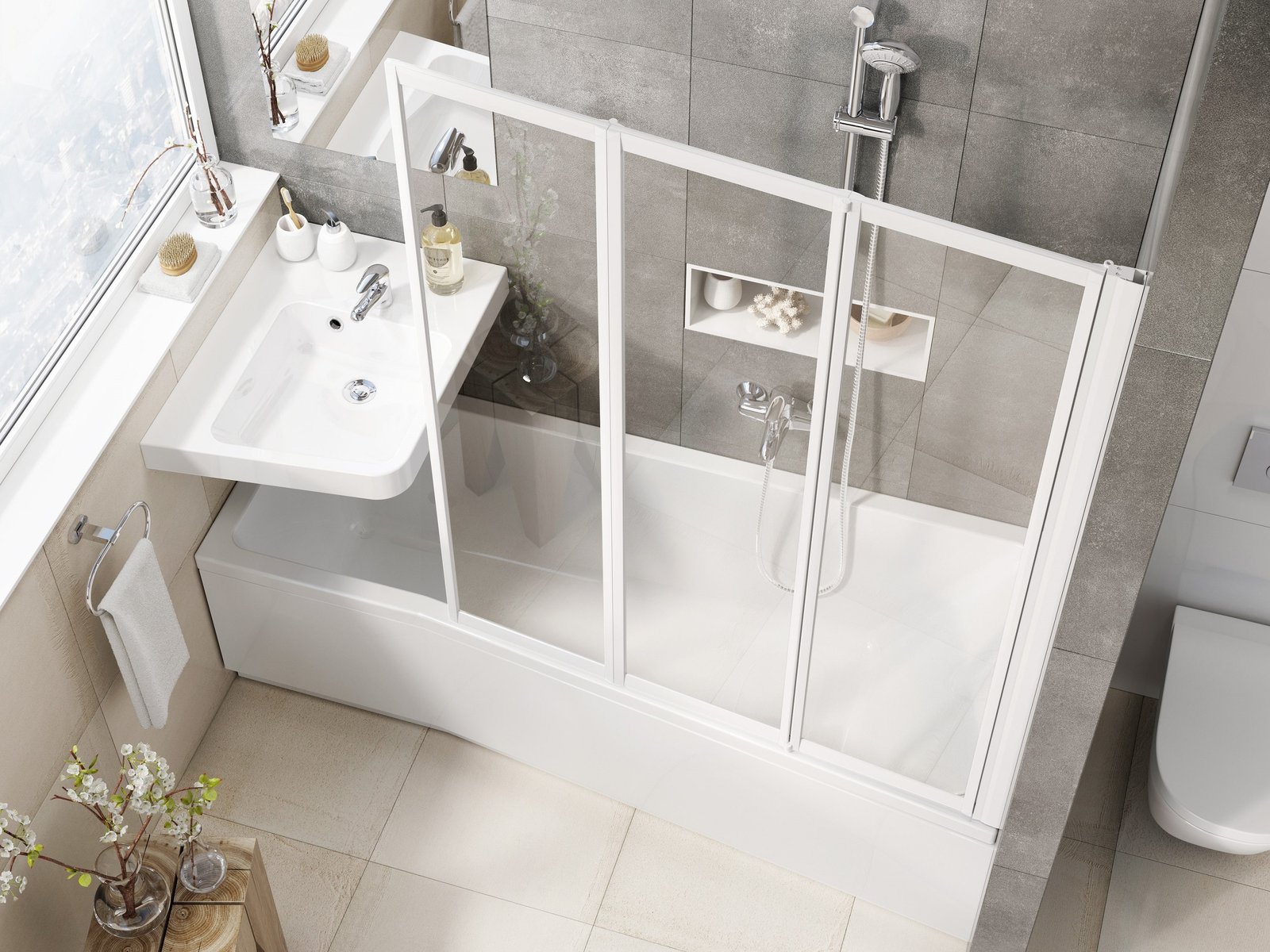 Ravak BeHappy II wanna narożna 170x75 cm lewa biała C941000000