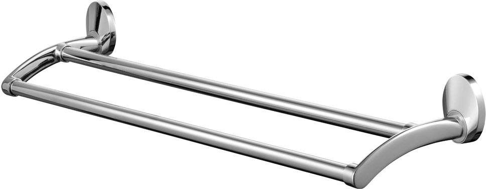 Bisk Emotion wieszak na ręcznik 64 cm podwójny chrom 03107