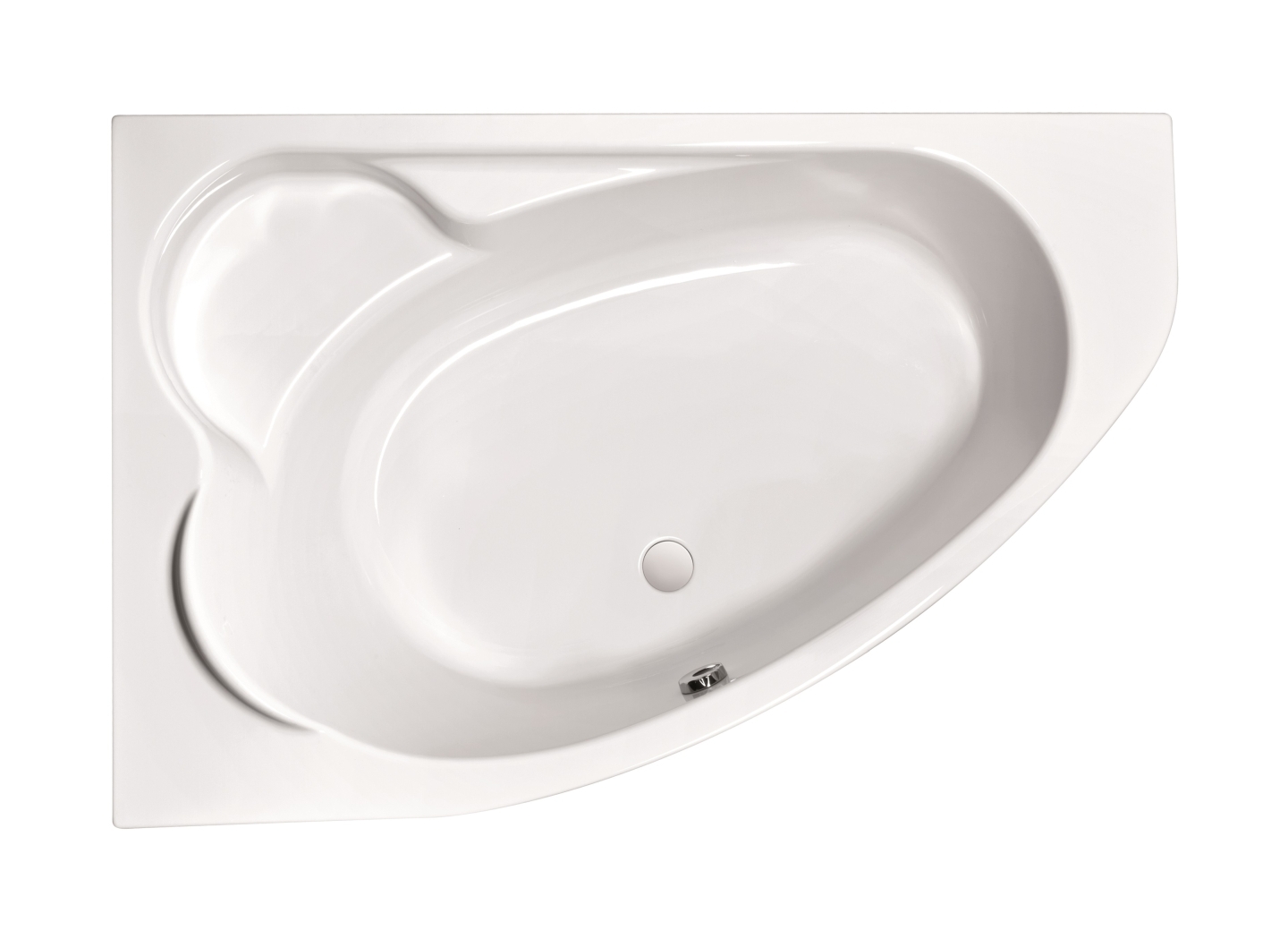 Cersanit Kaliope wanna narożna 170x110 cm lewa biała S301-114