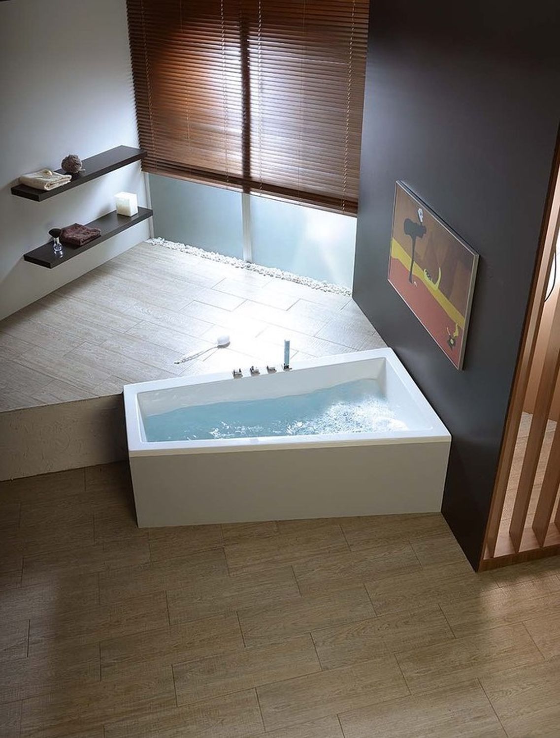 Polysan Andra wanna narożna 180x90 cm prawa biała 78771