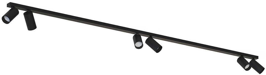Nowodvorski Lighting Mono VI lampa podsufitowa 6x10W LED czarna 7844 - Wysyłka w 24h