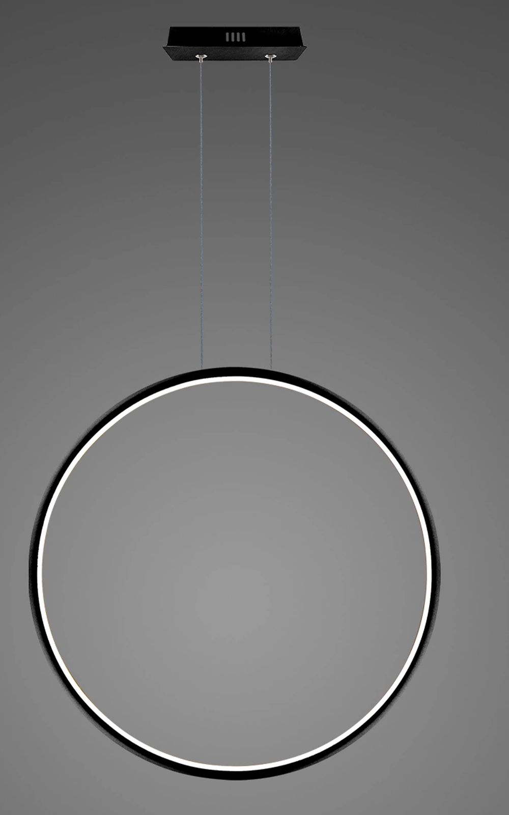 Altavola Design Ledowe Okręgi lampa wisząca 1x38W LED czarny LA073/X_100_in_4k_black_dimm
