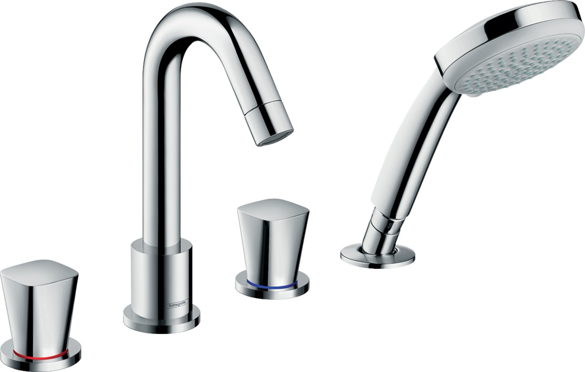 Hansgrohe Logis bateria wannowo-prysznicowa 4-otworowa chrom 71314000
