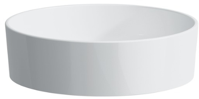 Laufen Kartell umywalka 42 cm nablatowa okrągła biały mat H8123317571121