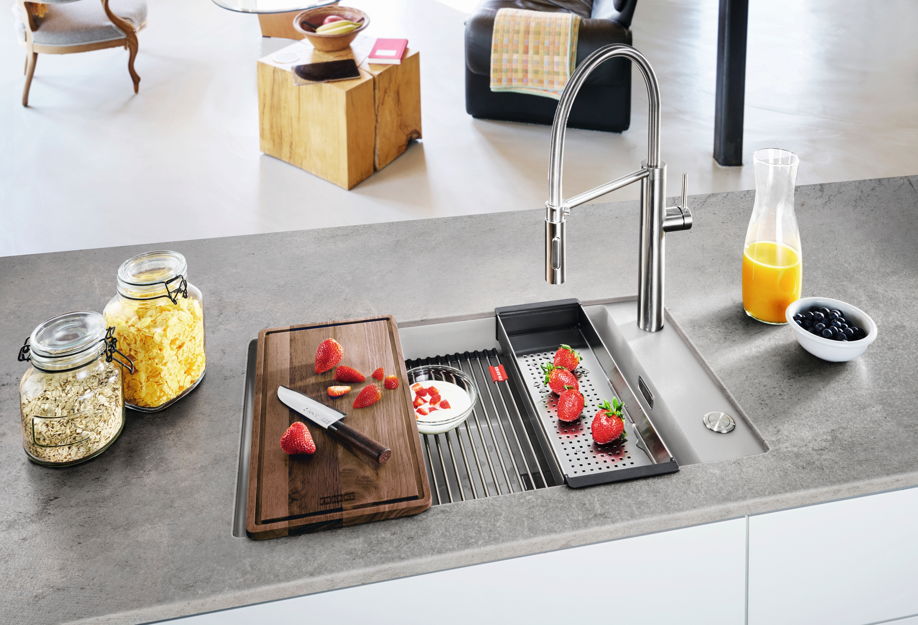 Franke Kanon KNG 110-62 zlewozmywak 62x42 cm Fragranite biały polarny 125.0528.622