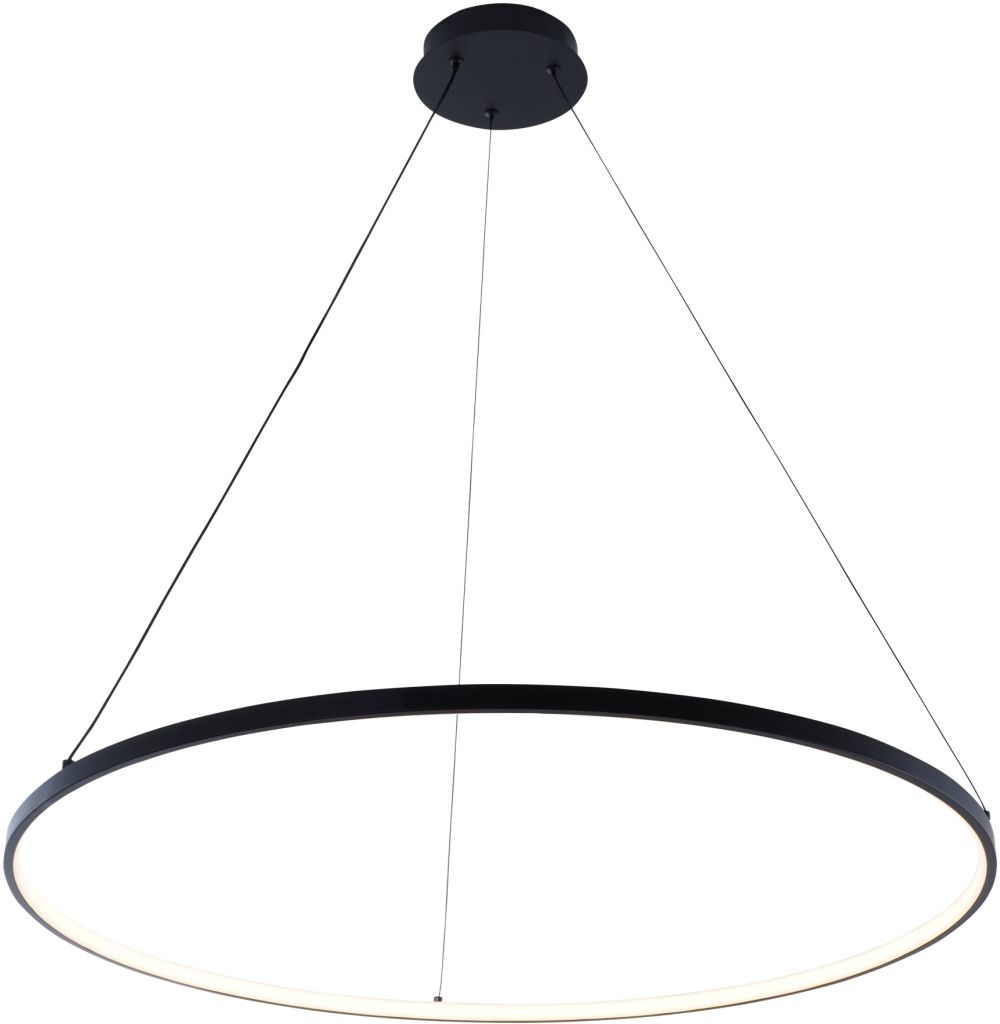 Zuma Line Breno lampa wisząca 1x36W LED czarny 2023201-BK80