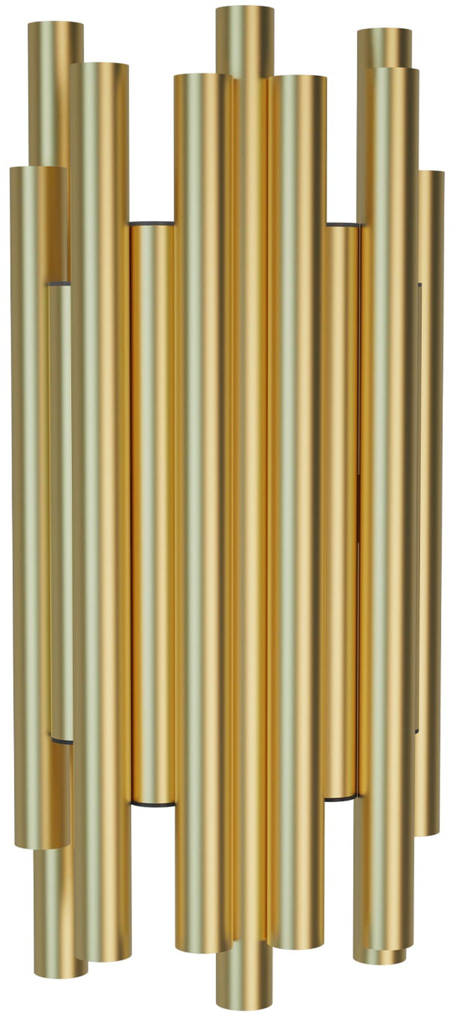 MaxLight Organic kinkiet 8x1W LED złoty W0311D