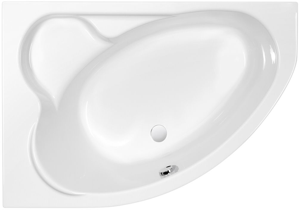 Cersanit Kaliope wanna narożna 153x100 cm lewa biała S301-024