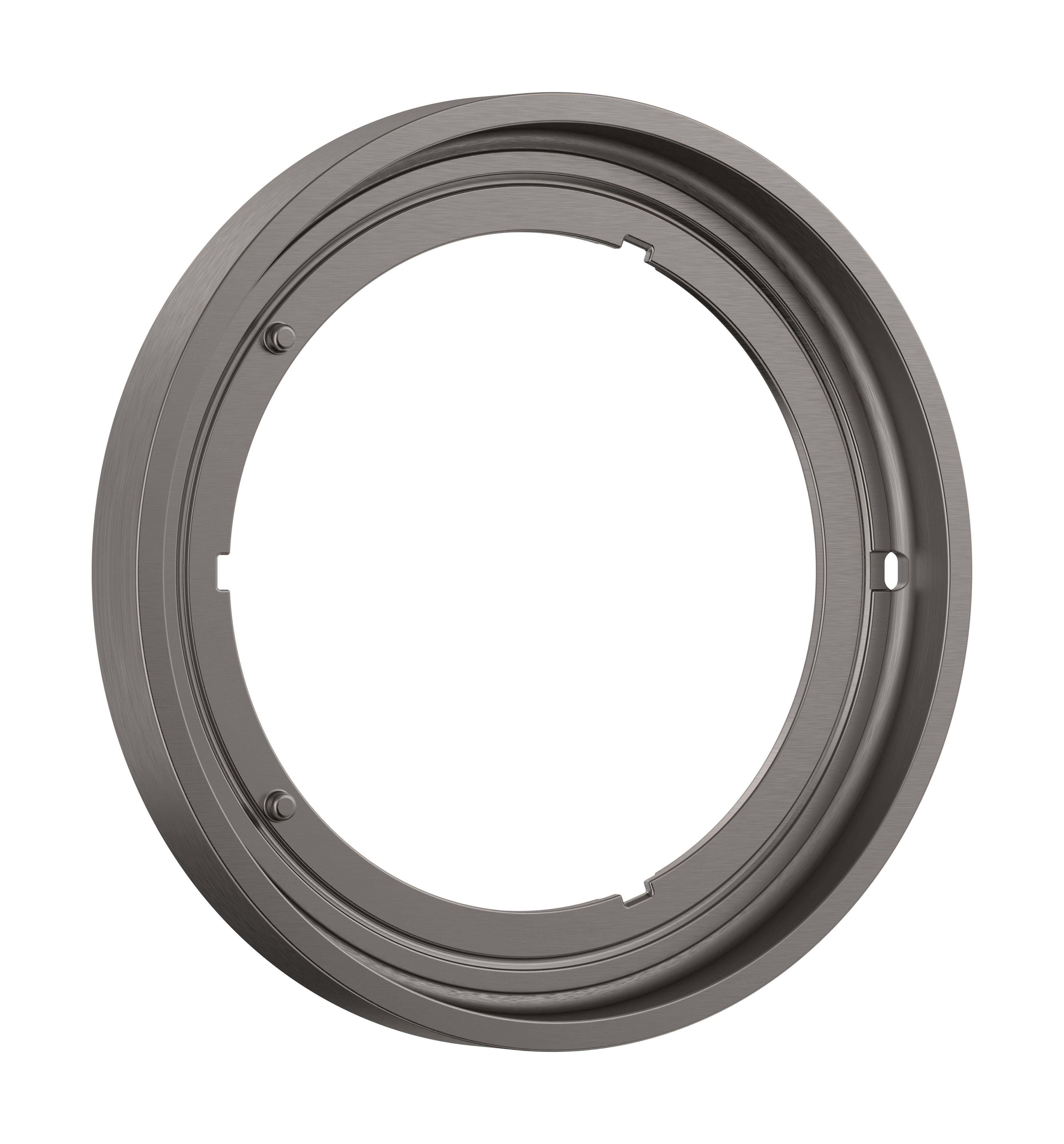 Hansgrohe ShowerSelect Comfort S rozeta przedłużająca czarny chrom szczotkowany 13614340