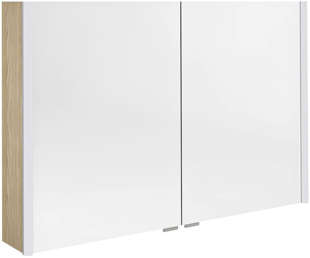 Sapho Alix szafka 126 cm lustrzana z oświetleniem LED wiąz bardini AX126-0013