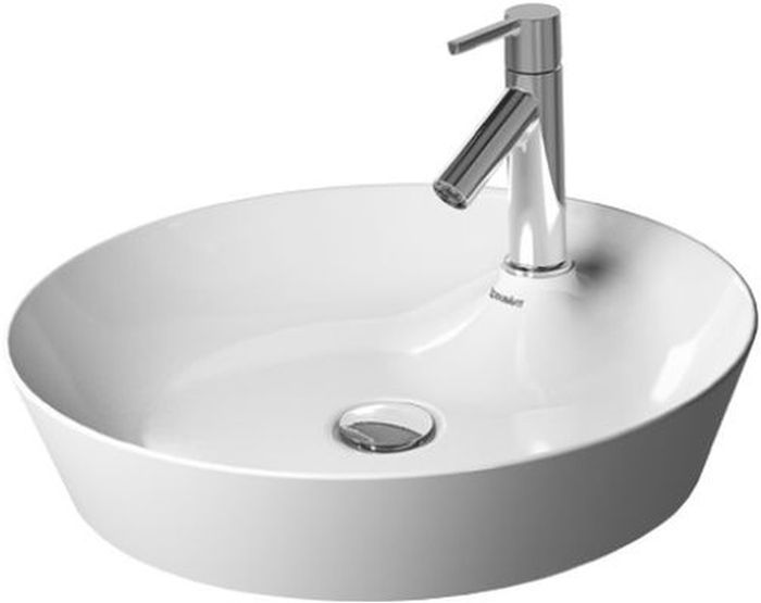 Duravit Cape Cod umywalka 48 cm nablatowa okrągła biały jedwabny mat 2328483200