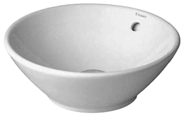 Duravit Design Classics Bacino umywalka 42 cm nablatowa okrągła biała 0325420000