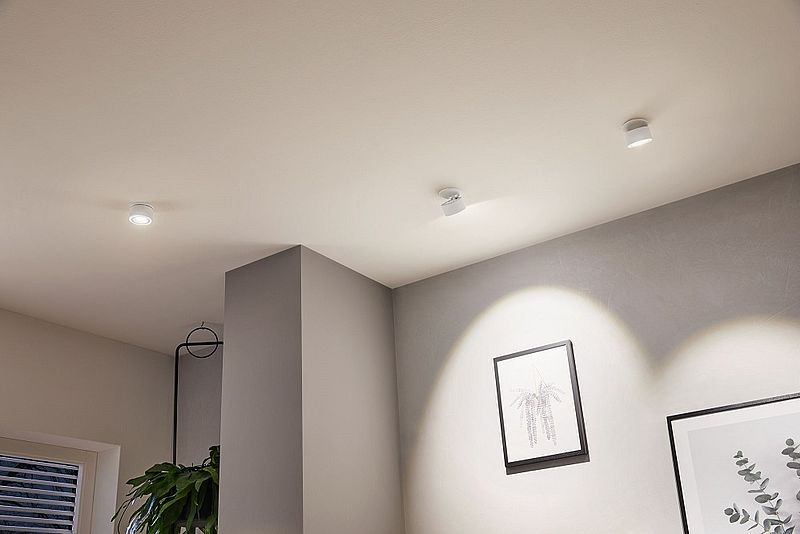 Paulmann Spircle lampa podsufitowa 1x8W LED biały mat 93372 - Wysyłka w 24h