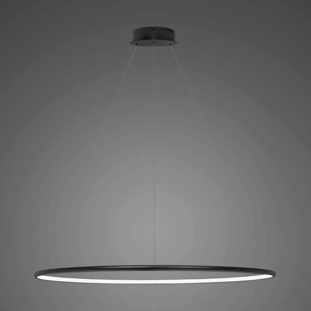 Altavola Design Ledowe Okręgi lampa wisząca 1x38W LED czarny LA073/P_100_in_3k_black_dimm